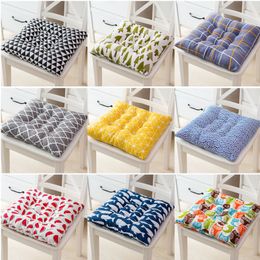 Thicken Cotton Linen Cushion High Quality Life Home Textile Chair Pad Breathable Massage Anti-Decubitus Stool Cushion Relax F046 210420