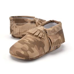 Camouflage Baby Boy Shoe Newborn First Walkers 0 1 2 years Camo Infant Moccasin Shoes Children Sport Shoe Soft Room Socks 210413