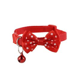 Pet products 1.0 bow collar dog bell Korean pet collar creative cat products Pet collar