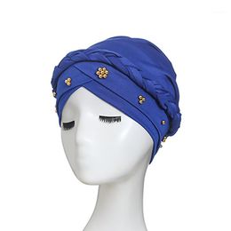 Skiing Hiking Caps Beads Muslim Cap Single Braided Milk Silk Baotou Hat Apparel Accessories Bandana Ciclismo Cycling & Masks