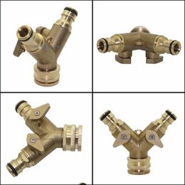 Supplies Patio, Lawn Home & Garden3/4 Copper A Two-Way Ball Vae Switch Fitting Garden Hose Brass Water Connectors 1/2 Pipes Watering Equipme