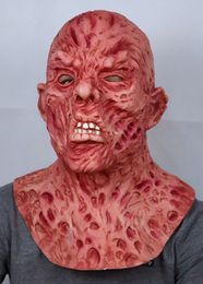 Freddy Krueger Halloween Party Masks Horror Volto Mask for Men & Women Full Face Latex Mascherine Masque CY0178