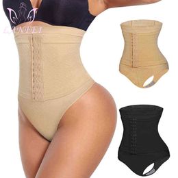 LANFEI Women High Waist Thong Panty Shaper Tummy Control Panties Slimming Body Shapers Butt Lifter Underwear Sheath Belly Briefs G1227