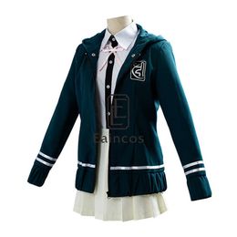 Anime Danganronpa Nanami ChiaKi Cosplay Costume Long-sleeved Jacket Short Skirt Loli High School Students Uniform Y0913