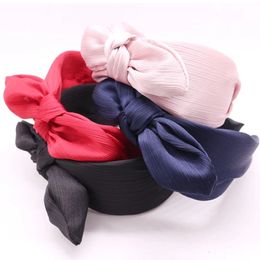 Satin Bow Knot Hairband Headband Adult Hair Accessories