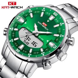 Wristwatches 2021 KAT-WACH Male Creative Sport Digital Watches Waterproof Military For Men Quartz Mens Wrist Relojes Hom