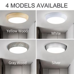 Ceiling Lights A LED Lamp Modern Waterproof Panel Light 175-265V Adjustable 3color Bathroom Indoor Outdoor Corridor