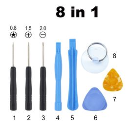 8 in 1 Opening Tools Kit with Pentalobe Screwdriver Pry Repair Tool for iPhone 6