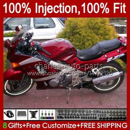 Injection For KAWASAKI NINJA ZZR400 ZZR600 1993 1994 1995 1996 1997 1998 1999 07 84HC.6 stock red new ZZR 400 600 ZZR-400 2001 2002 2003 2004 2005 2006 2007 Fairings