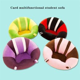 Baby sofa seat plush support toy chair learning travel car comfortable sitting on pure cotton nursing pad 0-2 year old baby Gif in stock a13