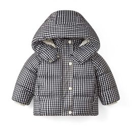 Fashion Jackets For Kids Outwear Winter Clothes Thick Plus Velvet Children Boys Coat Toddler Girls Jacket Snow Suit 211204