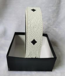 2022 M Luxury designer Belt G Buckle Fashion Genuine Leather Women Belts For men Letter Double Big gold classical AAAA18 on Sale