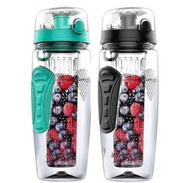 Free Fruit Infuser Juice Shaker Sports Lemon Water Bottle Fitness Sport Fruit Drinking Bottles for Girl