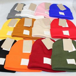 Fashion Winter Men Designers Beanie Women Solid Color Knitted Beanies Breathable Casual Caps Warm hip-hop skateboard hats