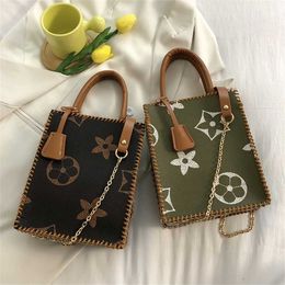 الكلاسيكية خمر الرجعية حقيبة يد diy بو الجلود حقيبة اليد المواد حزمة اليدوية crossbody سلسلة حقائب الظهر حمل محفظة الحقيبة G117EH2T