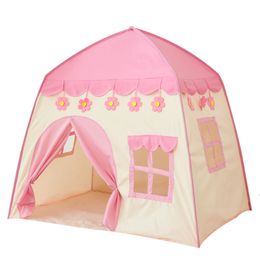 Children's Tent Play House Little Flower House Castle Tents 420D Princess Castle Indoor and Outdoor Tent For Kids Play CCE8676