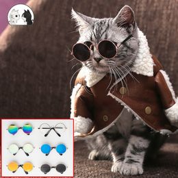 Pet Cat Glasses Lovely Multicolor Sunglasses Products for Little Dog Cool Eye Wear Photos Props Accessories Supplies Toy