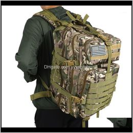 Bags 45L Large Capacity Men Outdoor Camouflage Sports Shoulder Bag Tactical Backpack For Hiking Camping 3D Rucksack Bags1 0Y830 Kl734