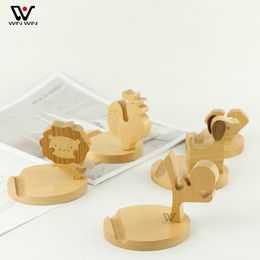 Newest Creative Animal Style Lazy Holders Universal Mobile Phone Bracket Wooden Stand Good PRICE 2022 New Product