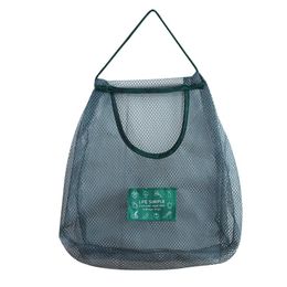 Storage Bags Hanging Vegetable And Fruit Bag Kitchen Sundries Wall-mounted Polyester Breathable Mesh