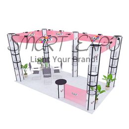 20ft*10ft Modular Exhibition Booth Advertising Display with Custom Graphic Printing