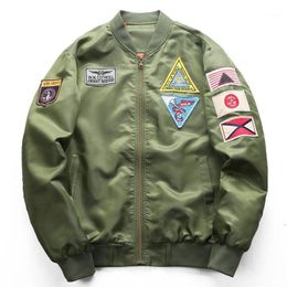 Men's Jackets Fashion Military Jacket Casual Tough Guy Trend Plus Size Flying Suit Trendy Label Sports Baseball Uniform
