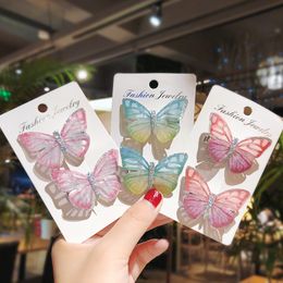 10 Stücke nette Kinder Mädchen Kleinkind Baby 3D Schmetterling Haarspange Riz8 