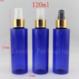 120ML Blue Plastic Astringent Toner Packing Container With Fine Spray Pump ,120CC Empty Cosmetic Containers,Makeup Water Bottlesgood qty