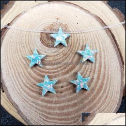 Chains Necklaces & Pendants Jewelrychains 10Pcs Synthetic Opal Star Pendant 10Mm Mint Op03 Colour Stone For Fancy Necklace Drop Delivery 2021