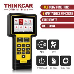 -Diagnosewerkzeug Thinkcar Thinkcan 600 OBD2-Code-Reader ABS / SRS-Auto-Scanneröl / TPMS / Bremsrücksetzung
