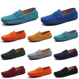 Non-Brand Herren-Freizeitschuhe Espadrilles dreifach schwarz weiß braun weinrot Marineblau Khakis Herren-Sneaker Outdoor-Jogging Walking 39–47