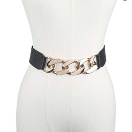 Belts Fashion Elastic Cummerbunds Black Solid Stretch Waistband For Women Dress Accessories Adornment Waist Belt Belts For Female Z0223
