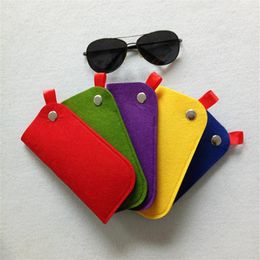 Soft Eyeglass Pouch Candy Colour Sunglasses Case 12 Colours Eyeglasses Box Glasses Bag Eyewear Accessoires For Women Men