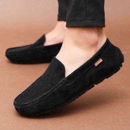 Descuento Zapatos De Conducción De Gamuza Negro Para Hombre 2022 en venta  en DHgate.com