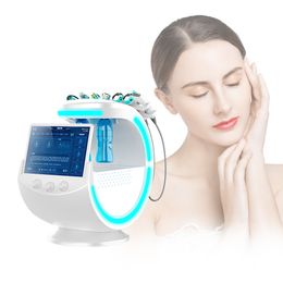 2022 Oxygen Facial 7 In 1 Beauty Peeling Jet Aqua Facial Skin Diagnosis System Dermabrasion Whitening Vacuum Face Clean Salon Water Ance Pore Cleaner