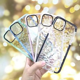 Diamond Cases For iPhone 11 Pro XR XS MAX Soft TPU Shockproof Cover Protector Crystal Bling Glitter Rubber Dirt-resistant Case For Samsung S10 Plus Note 9 10