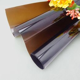 Window Stickers Custom Size Thermal Insulation Film Raamfolie Drop- Brown Tea Colour Two Side UV-Proof One Way Mirror 150cm