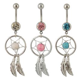 YYJFF D0008 Dream Belly Navel Button Ring Mix Colours