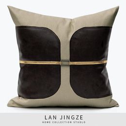 Cushion/Decorative Pillow LAN JINGZE Home Decorative Cushion Covers For Living Room Black White Orange Simple Throw Plillowcase Cushions