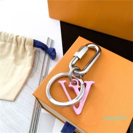 Designer Letter Keychain Accessories Fashion Key Chain Luxury Keychains Buckle for Men Women Hanging Decoration