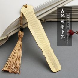 Bookmark The Chinese Zither Brass Metal Teacher Gifts 1PCS