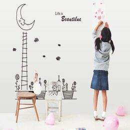 The moon night children room household adornment wall removable wall stickers 210420