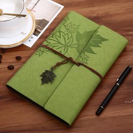 NEW165*235mm Travelers Vintage Notepads PU Leather Blank Kraft Diary Notebook Journal Sketchbook Stationery School Office Supplies RRE11417