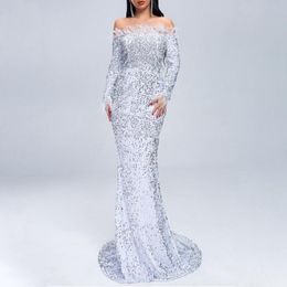 Black Silver Elegant Long Dresses Oferta Online | DHgate.com