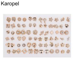 -Bolzen Sie 36 Paare koreanischer Art Ohrringe gemischter Strass geometrischer Kunststoffset für Frauen und Mädchen Schmuck
