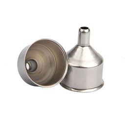 Stainless Steel Funnel Drinkware For Hip Flasks Oil Bottle Kitchen Dining Tools Universal Middle Size Funnels