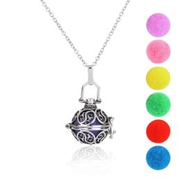 Dainty Simple Personality Aromatherapy Diffuser Necklace Pendant Elegant Charming Woman Essential Oils Diffuser Necklaces