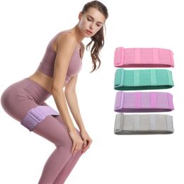 Cotton Hip Resistance Bands Expander Anti Slip Widen Booty Exercise Elastic Bands For Yoga Workout Stretching Training Mini Band H1026