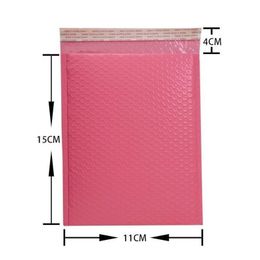Storage Bags 10pcs Pink Bubble Bag Co-extrusion Film Envelope Packaging Article Confidential Self-adhesive Waterproof