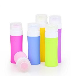 2021 100pcs/lot Silicone Refillable Portable Mini Traveler Packing Bottle Press Bottle for Lotion Shampoo Bath